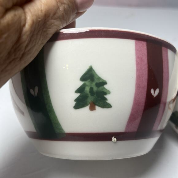 2 Pfaltzgraff Snow Bear Deep Soup/Cereal Bowls 5 1/2" x 3" Christmas Winter Fun - Picture 5 of 7